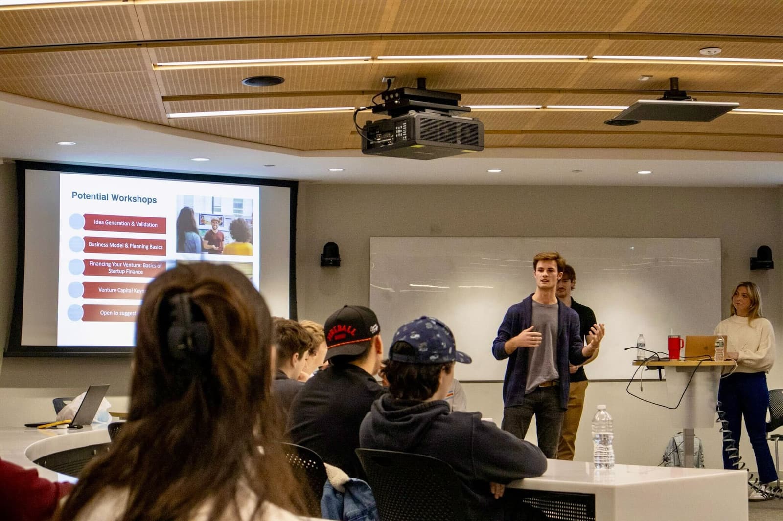 A workshop for a room of emerging professionals